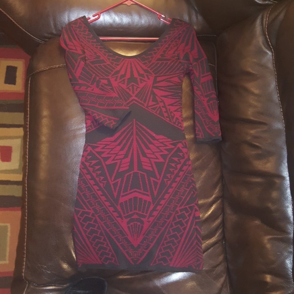 Red and black dress size small